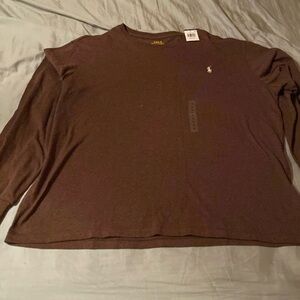 New men’s polo long sleeve with tags